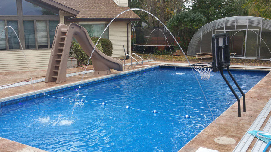 Big Lake Monticello Central Mn in Ground Pools by Wellberg Pools