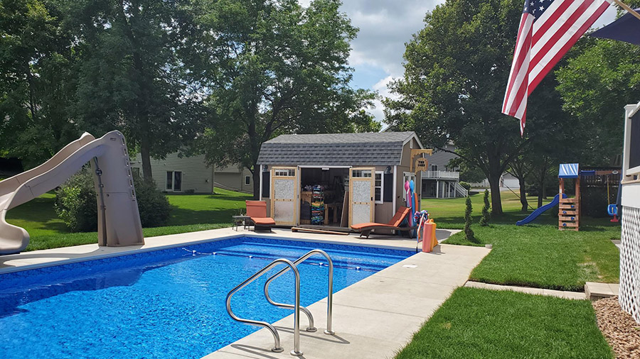 Big Lake Monticello Central Mn in Ground Pools by Wellberg Pools